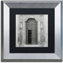 Trademark Fine Art "Tuscany VII" Canvas Art by Alan Blaustein, Black Matte, Silver Frame