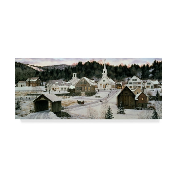 Trademark Fine Art 'Twilight Glow' Canvas Art by William Breedon