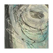 Trademark Fine Art 'Twister Black Streaks' Canvas Art by Albena Hristova