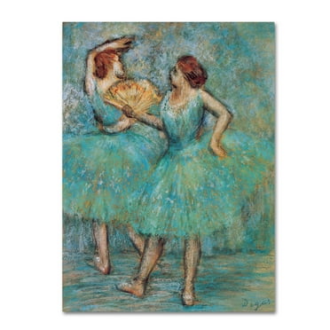 Trademark Fine Art 'Two Dancers' Canvas Art by Degas