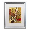 thumbnail image 1 of Trademark Fine Art "Two Friends" Canvas Art by Joarez, White Matte, Silver Frame, 1 of 4