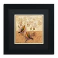 thumbnail image 1 of Trademark Fine Art 'Two Orange Birds' Canvas Art by Rachel Paxton, Black Matte, Black Frame, 1 of 4