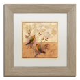 thumbnail image 1 of Trademark Fine Art 'Two Orange Birds' Canvas Art by Rachel Paxton, White Matte, Birch Frame, 1 of 4
