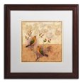 thumbnail image 1 of Trademark Fine Art 'Two Orange Birds' Matted Framed Art by Rachel Paxton, 1 of 4