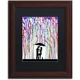 thumbnail image 1 of Trademark Fine Art 'Two Step' Canvas Art by Marc Allante, Black Matte, Wood Frame, 1 of 1
