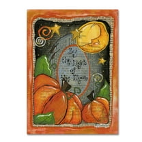 Trademark Fine Art 'Two and the moon' Canvas Art by Maureen Lisa Costello