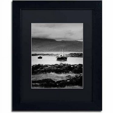 Trademark Fine Art "Two of Us" Canvas Art by Philippe Sainte-Laudy, Black Matte, Black Frame