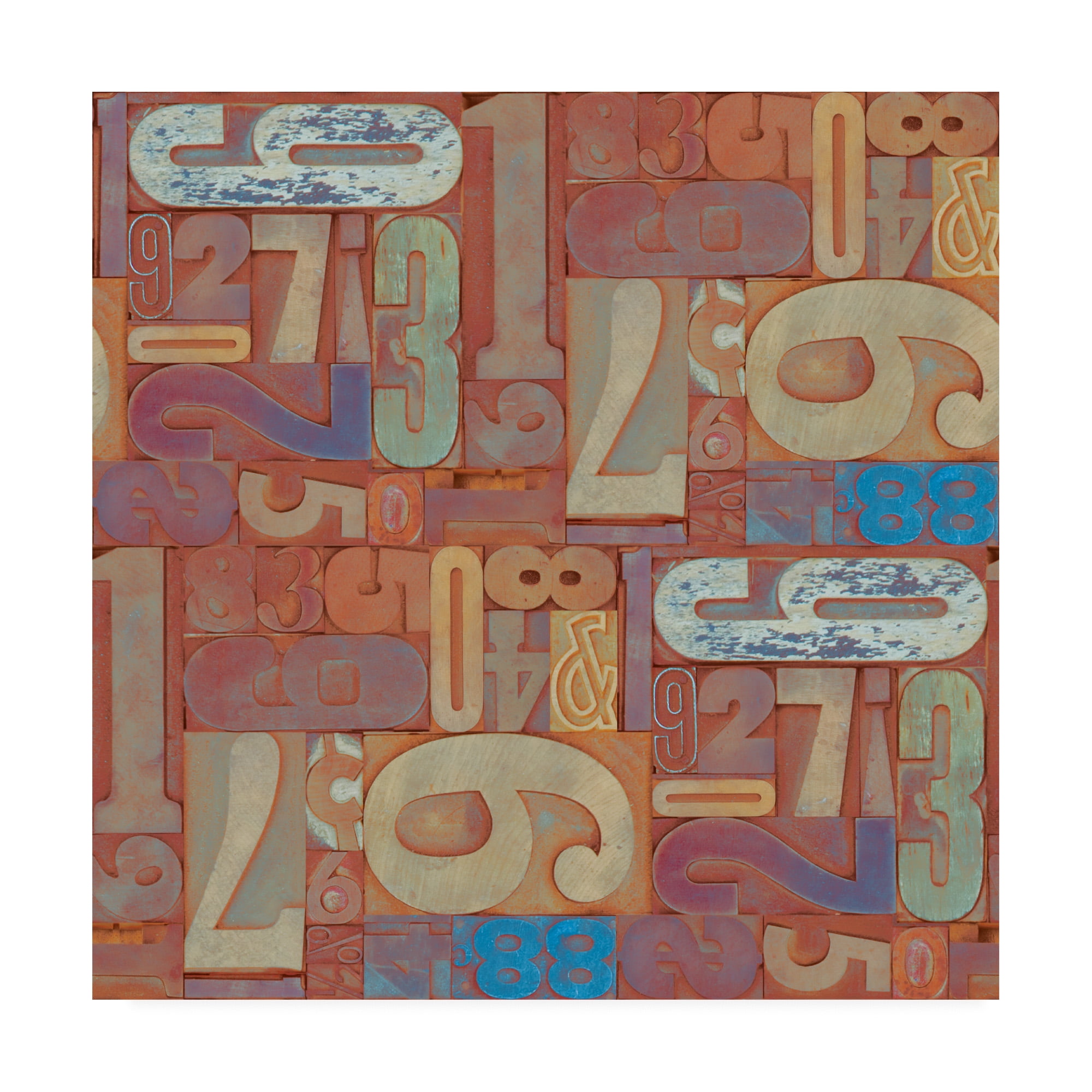 Trademark Fine Art 'Typography Photography repeat 4' Canvas Art by Holli Conger