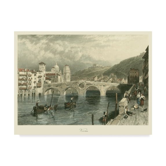 Trademark Fine Art 'UA BR Verona' Canvas Art by Birke/Foster