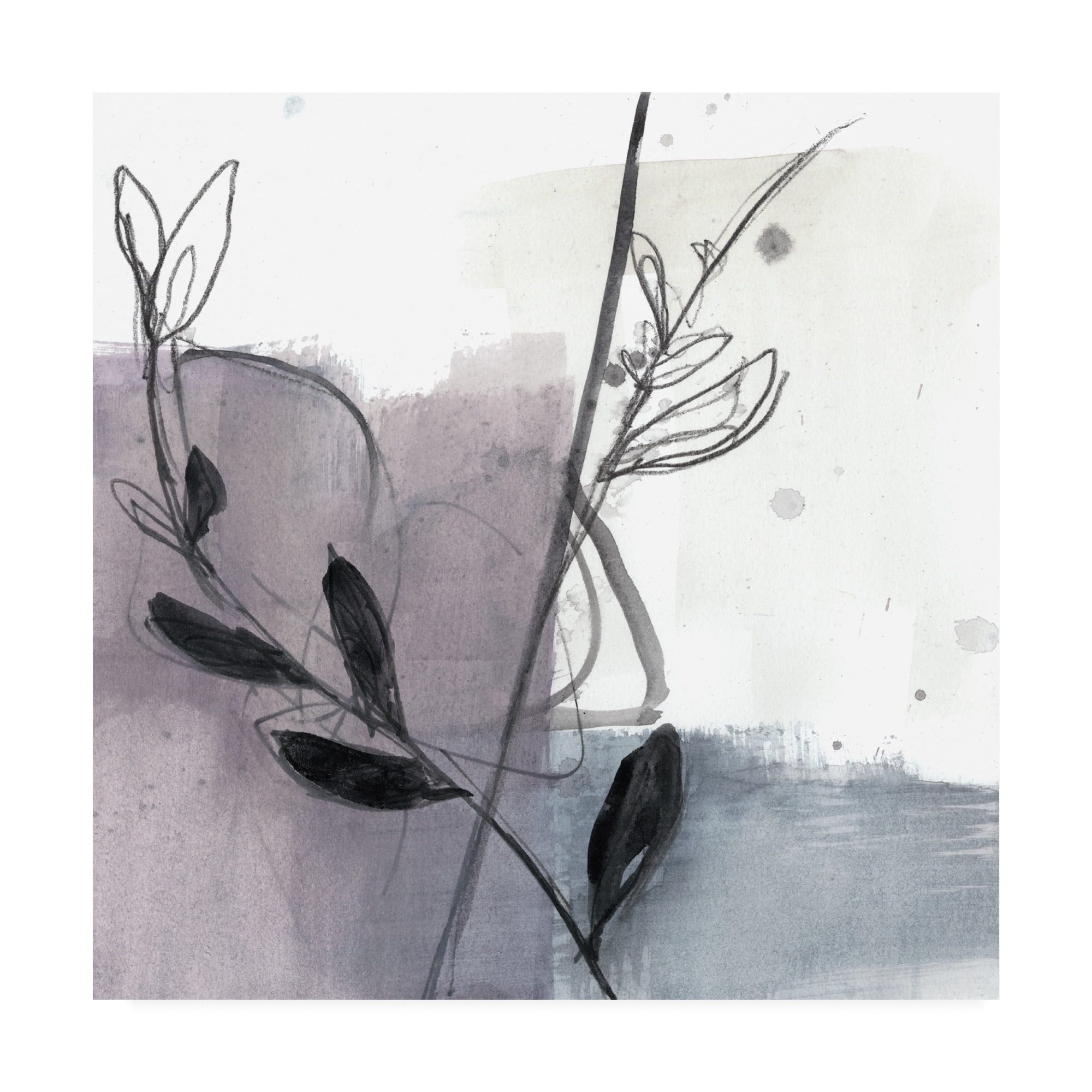 Trademark Fine Art 'UA CH Blush Flower Splash VII' Canvas Art by Jennifer Goldberger