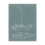 Trademark Fine Art 'UA CH Yacht Sketches III' Canvas Art by Ethan Harper