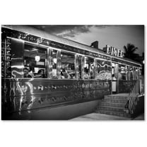 Trademark Fine Art "US Diner" Canvas Art by Philippe Hugonnard