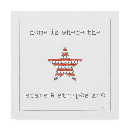 Trademark Fine Art 'USA Cuties IV on White' Canvas Art by Pela Studio