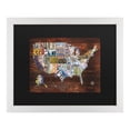 thumbnail image 1 of Trademark Fine Art 'USA License Plate Map on Wood' Canvas Art by Masters Fine Art, 1 of 4