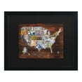 thumbnail image 1 of Trademark Fine Art 'USA License Plate Map on Wood' Canvas Art by Masters Fine Art, 1 of 4