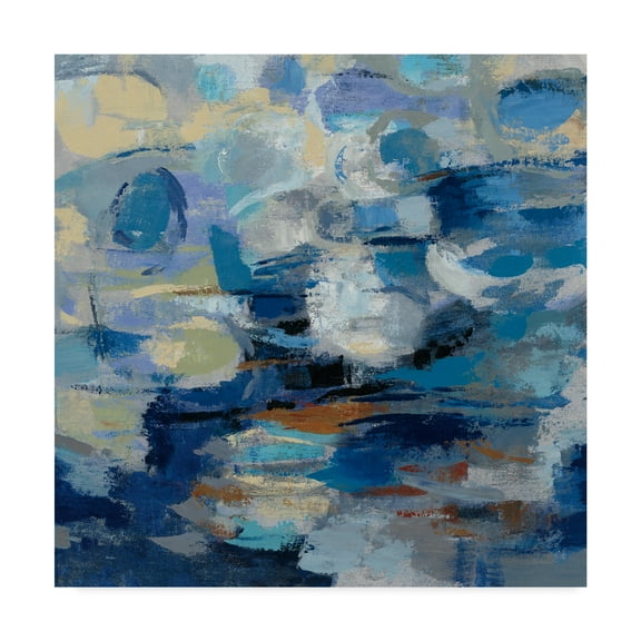 Trademark Fine Art 'Ultramarine Wave I' Canvas Art by Silvia Vassileva