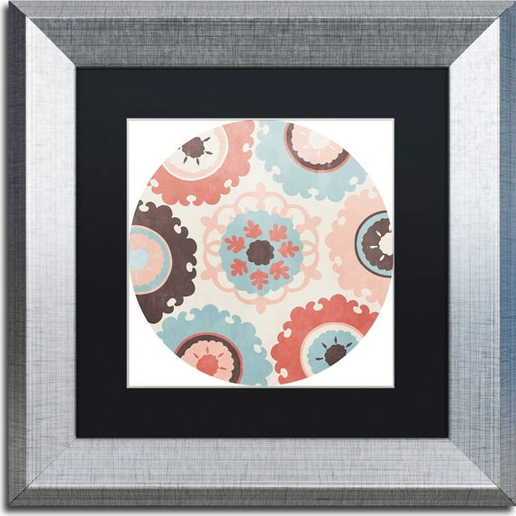 Trademark Fine Art "Umbrella Skies I" Canvas Art by Color Bakery, Black Matte, Silver Frame