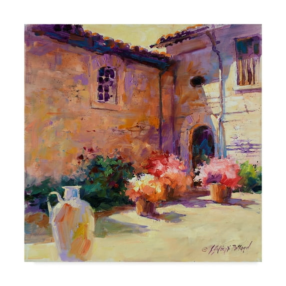 Trademark Fine Art 'Umbrian Sunlight' Canvas Art by Julie G. Pollard