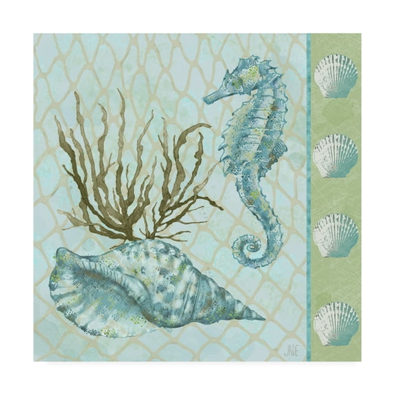 Trademark Fine Art 'Under Sea I' Canvas Art by Jade Reynolds