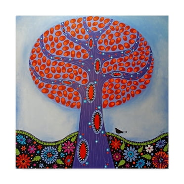 Trademark Fine Art 'Under The Apple Tree' Canvas Art by Lynn Hughes