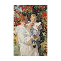 Trademark Fine Art 'Under the Rowan tree' Canvas Art by Janis Rozenthal