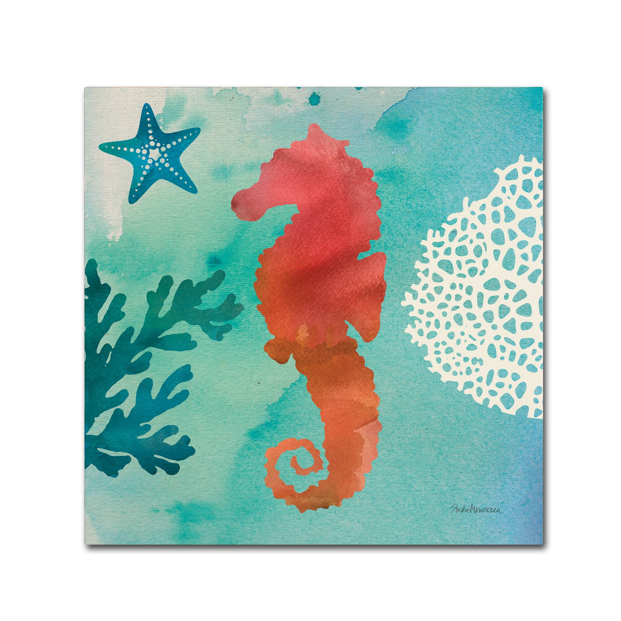 Trademark Fine Art 'Under the Sea I' Canvas Art by Studio Mousseau
