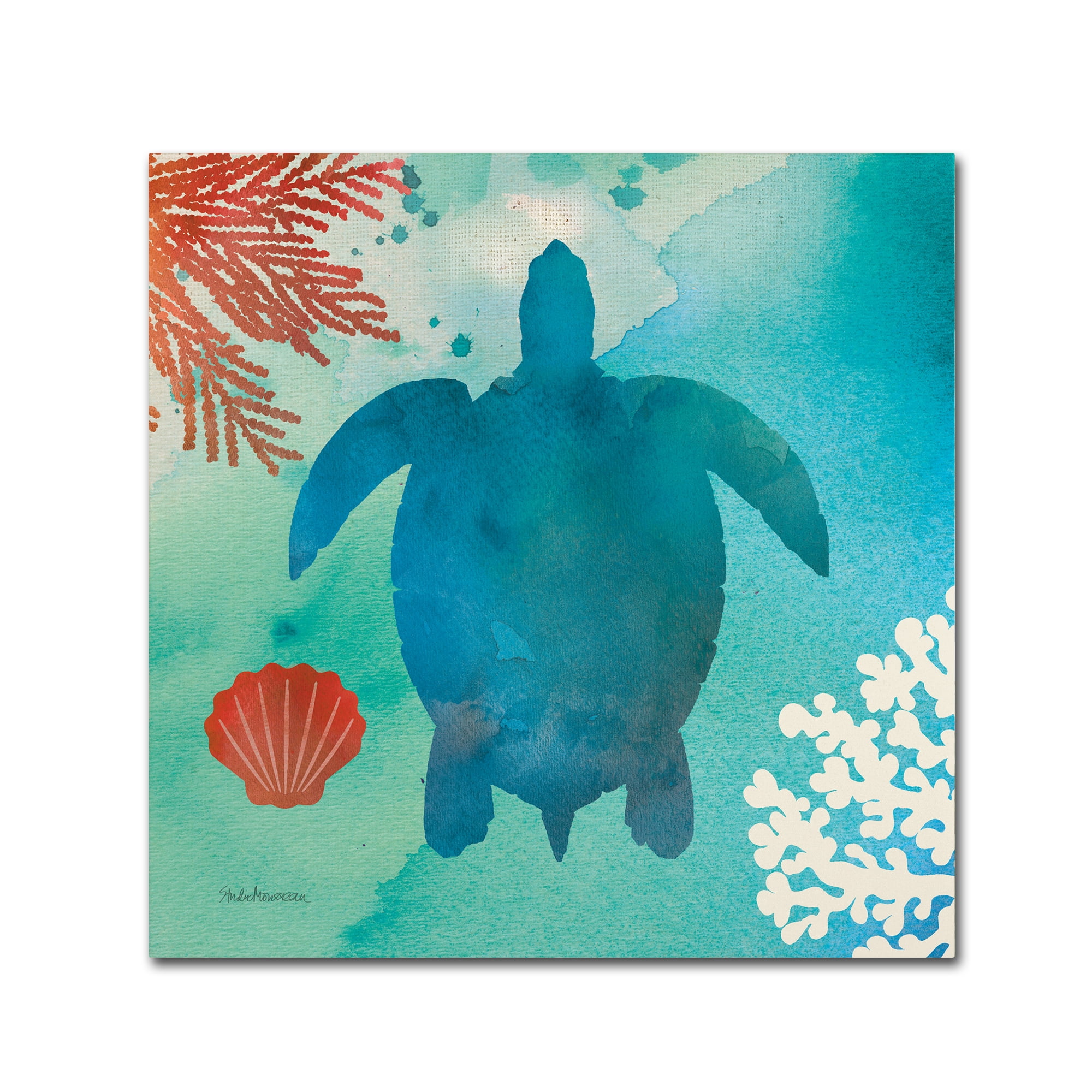 Trademark Fine Art 'Under the Sea II' Canvas Art by Studio Mousseau