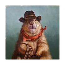 Trademark Fine Art 'Underground Cowboy' Canvas Art by Lucia Hefferna
