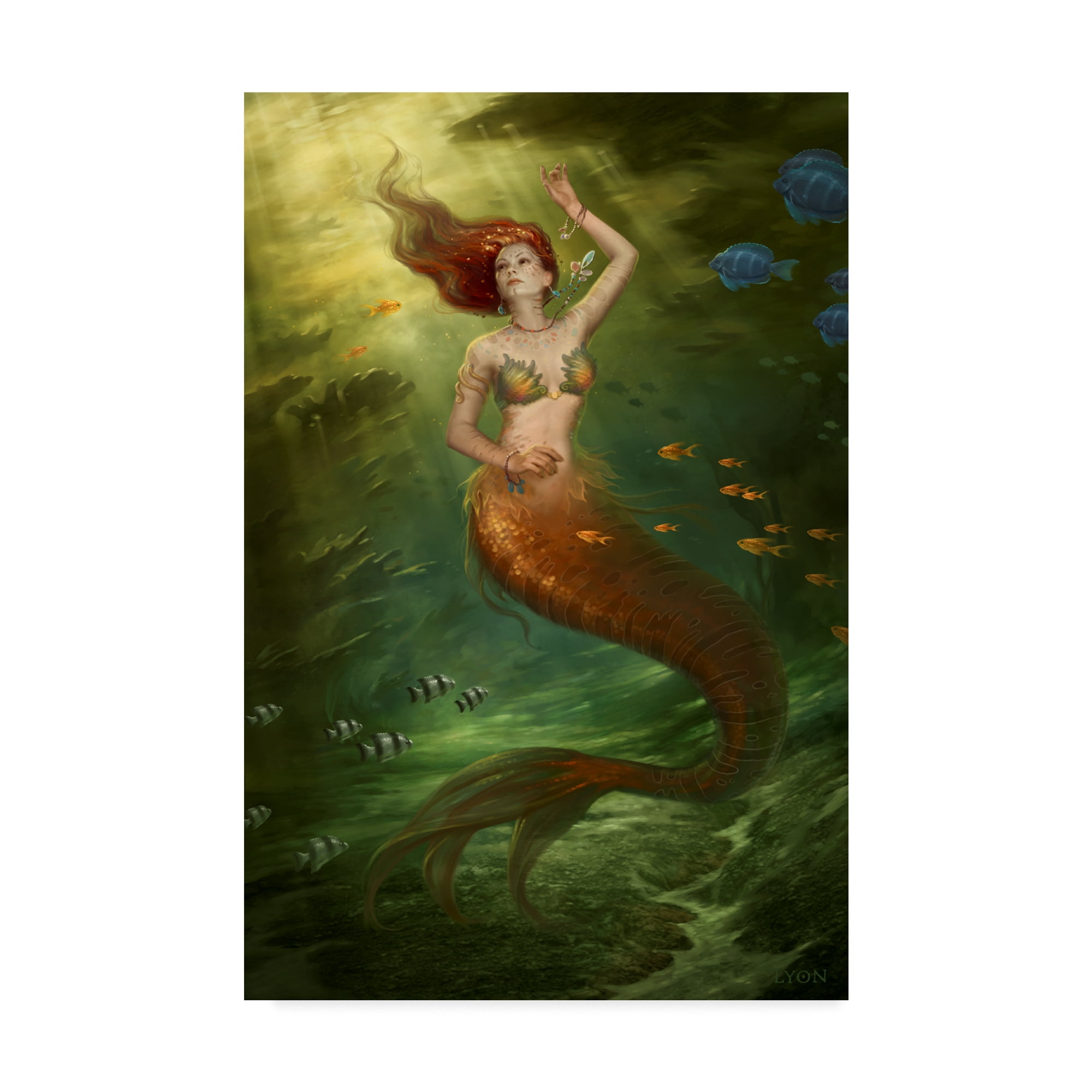 Trademark Fine Art 'Underneath It All' Canvas Art by Howard Lyon
