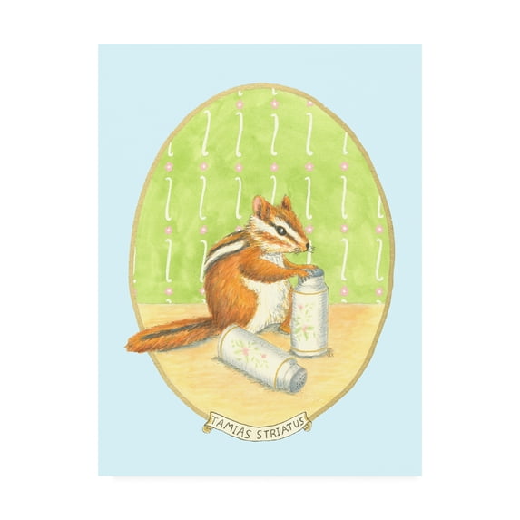 Trademark Fine Art 'Unexpected Guests V Childrens Art' Canvas Art by Virginia A. Roper