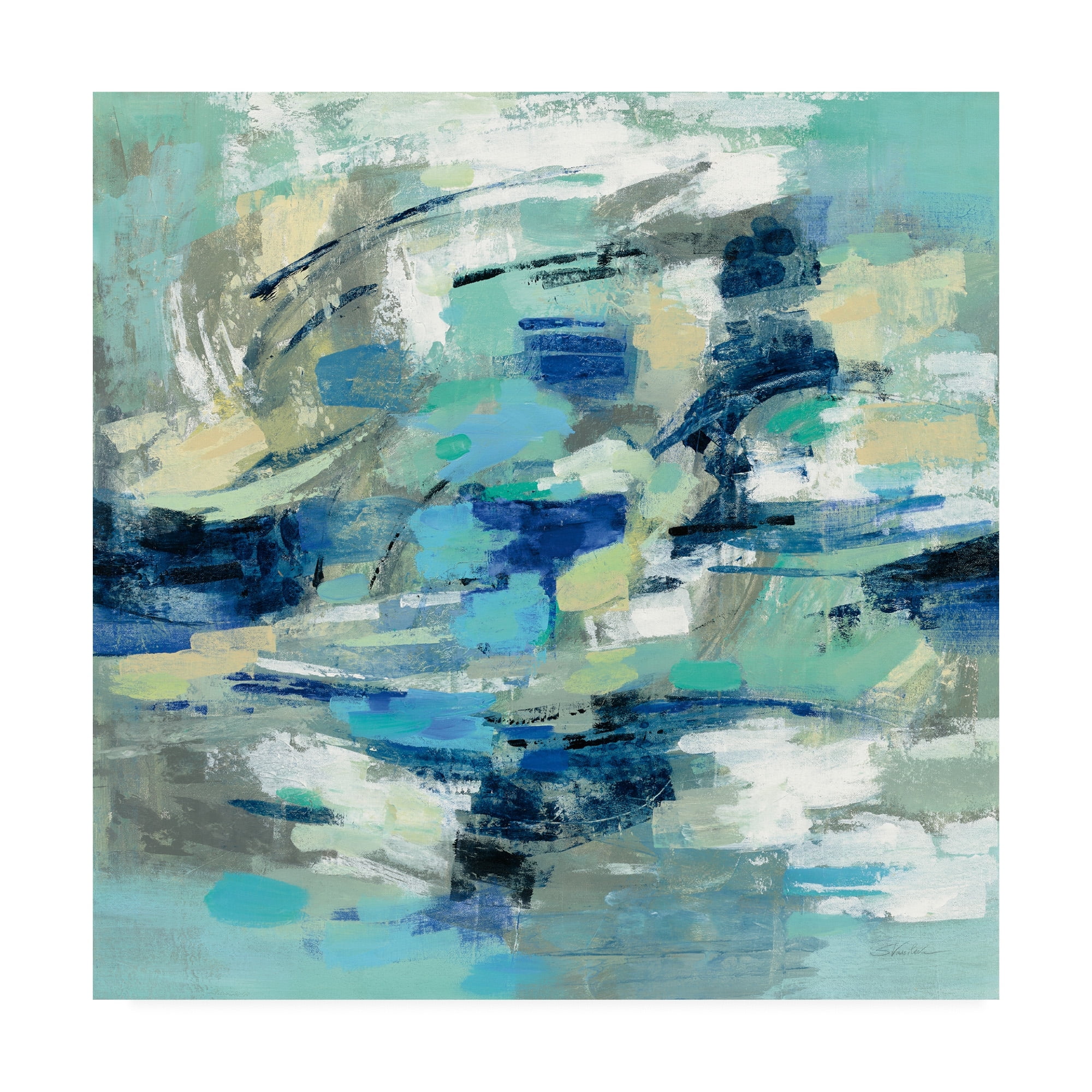 Trademark Fine Art 'Unexpected Wave' Canvas Art by Silvia Vassileva