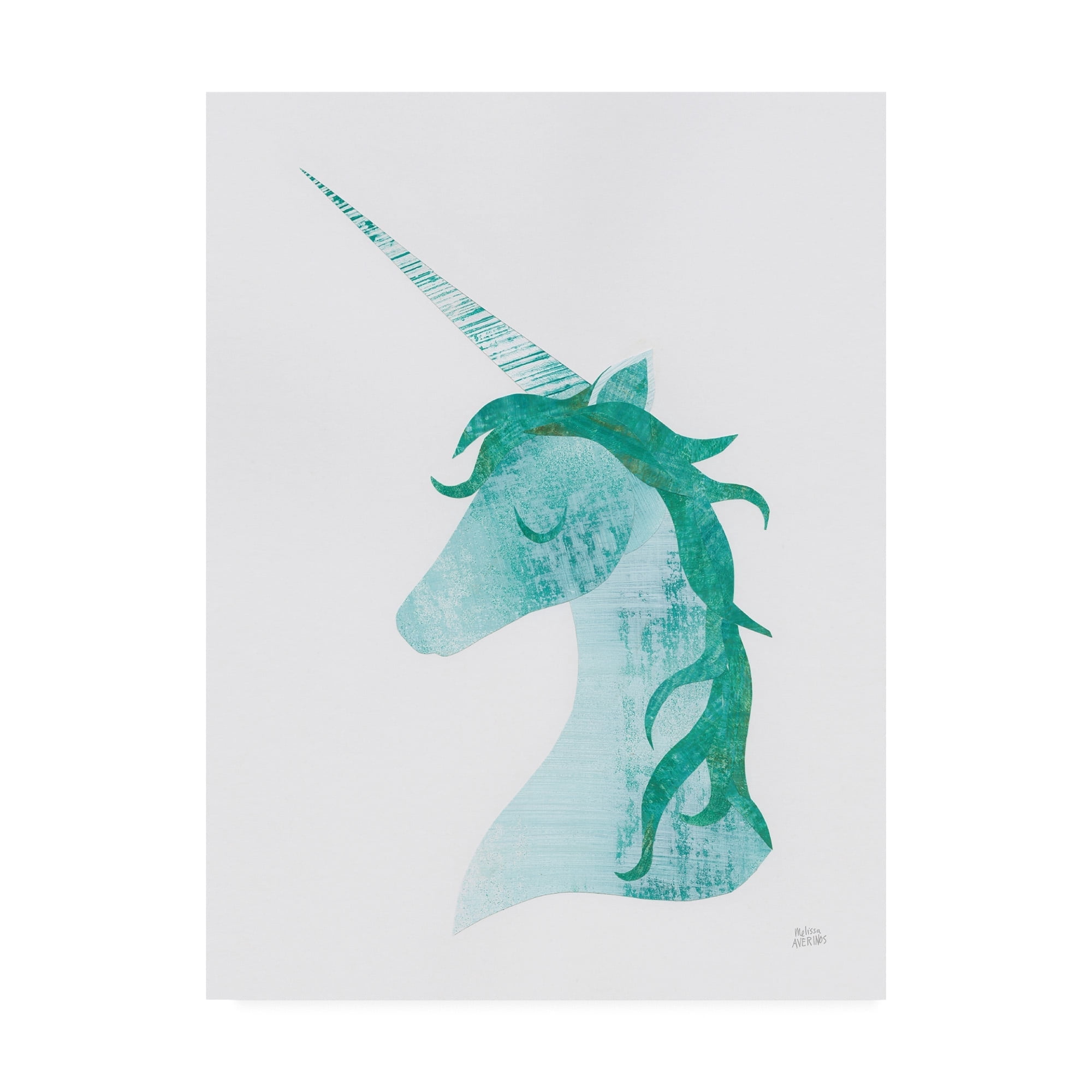 Trademark Fine Art 'Unicorn Magic II' Canvas Art by Melissa Averinos