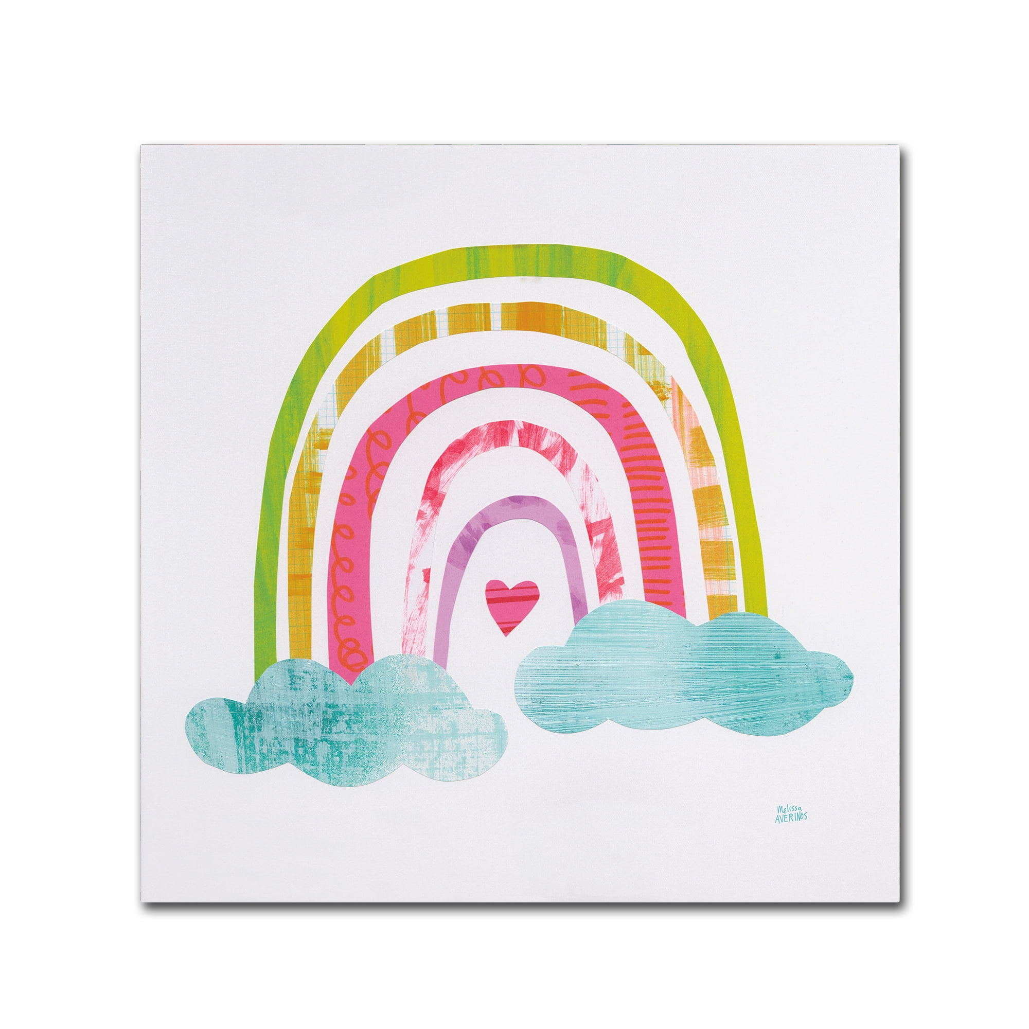 Trademark Fine Art 'Unicorn Magic VII Sq' Canvas Art by Melissa Averinos