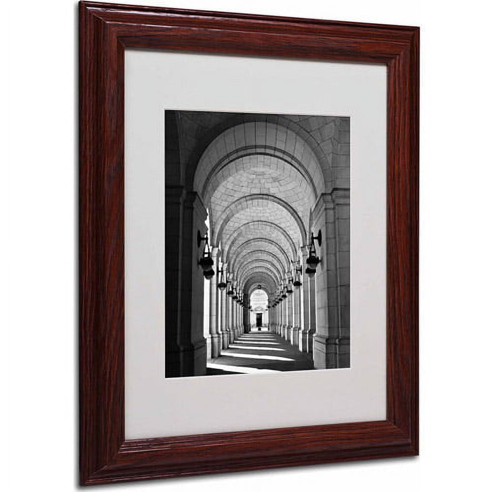 Trademark Fine Art "Union Station III" Matted Framed Art by Gregory O'Hanlon, Wood Frame