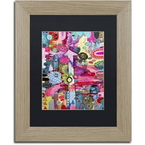 Trademark Fine Art "Up" Canvas Art by Hello Angel, Black Matte, Birch Frame