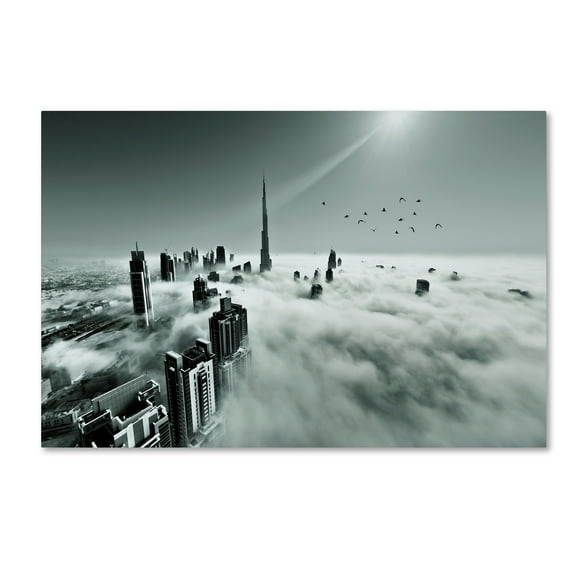 Trademark Fine Art 'Up Up And Above' Canvas Art by Naufal