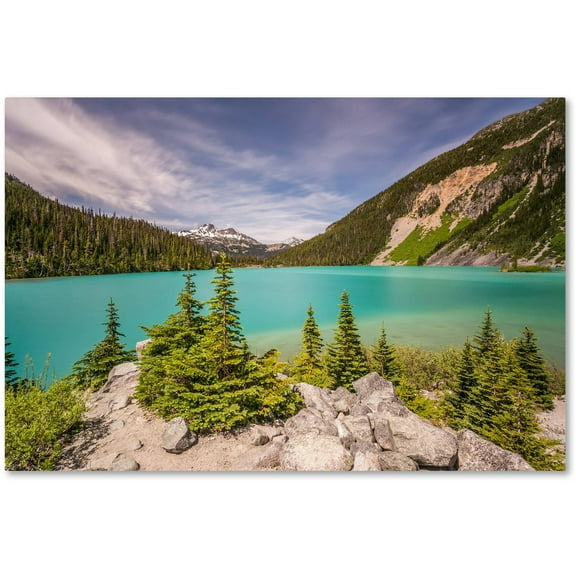 Trademark Fine Art 'Upper Joffre Lake' Canvas Art by Pierre Leclerc