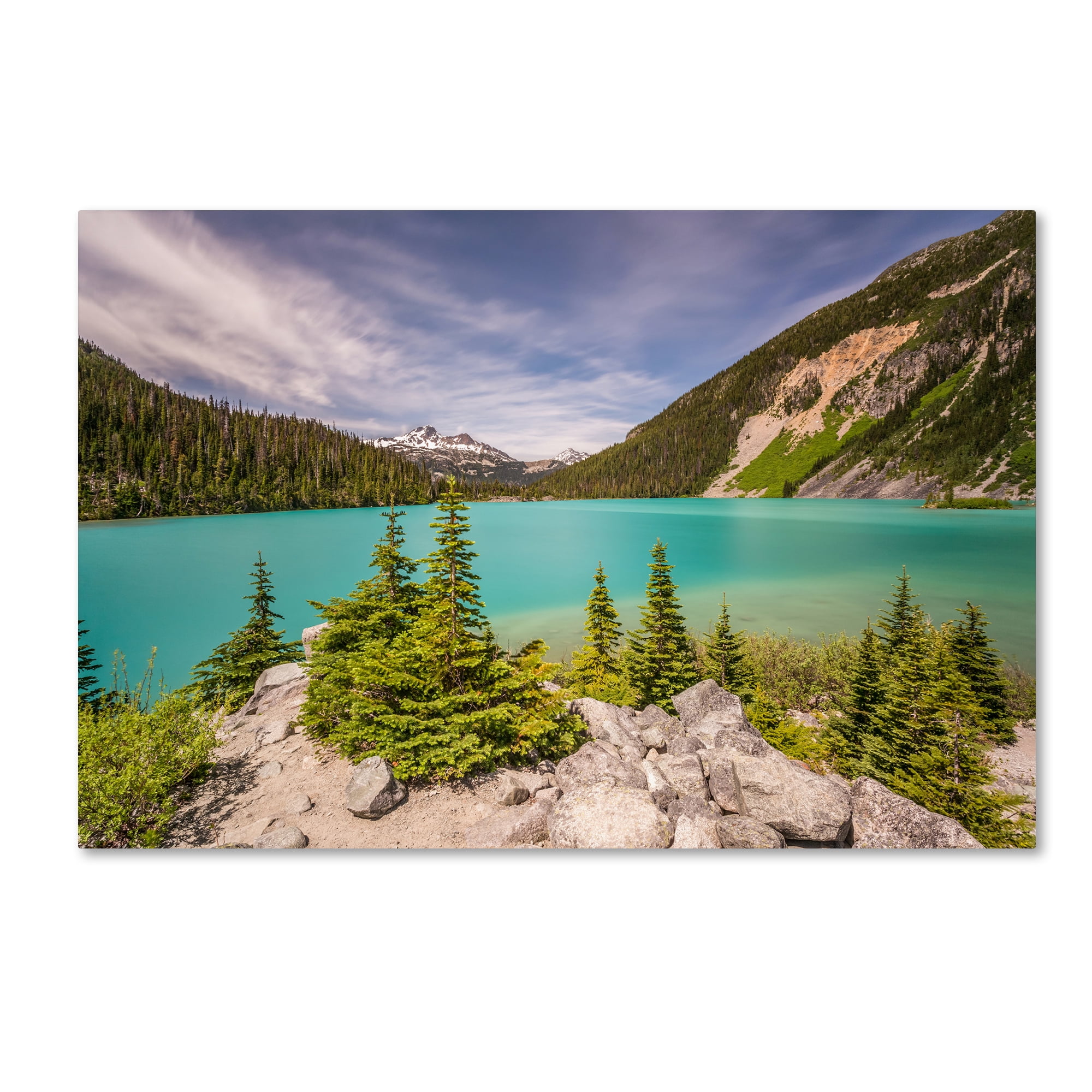 Pierre Leclerc 'Upper Joffre Lake' Canvas Art 16 x 24