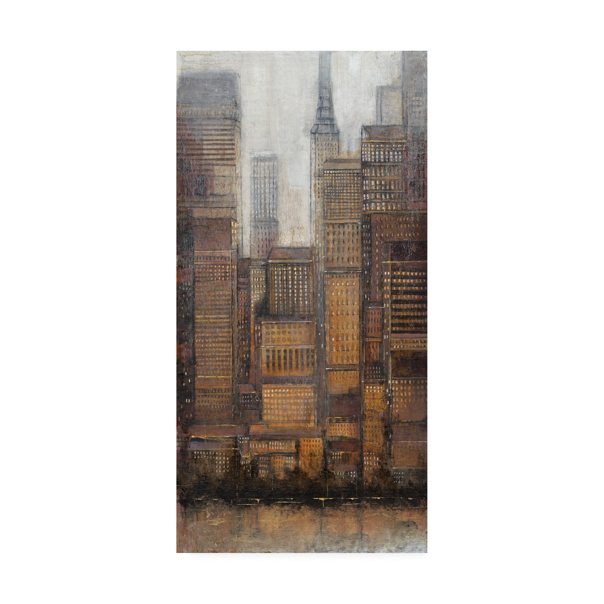 Trademark Fine Art 'Uptown City I' Canvas Art by Tim OToole