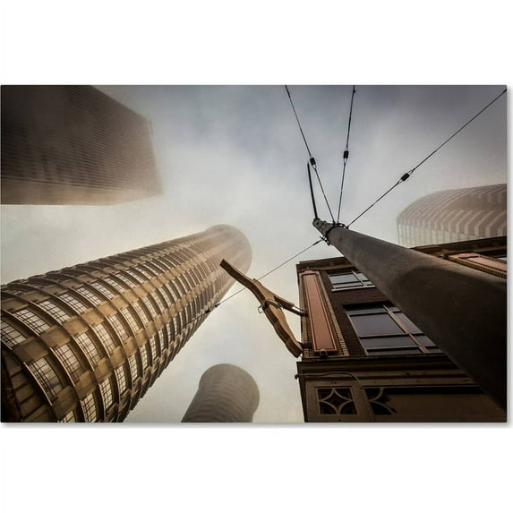 Trademark Fine Art "Uptown Metro" Canvas Art by Yale Gurney