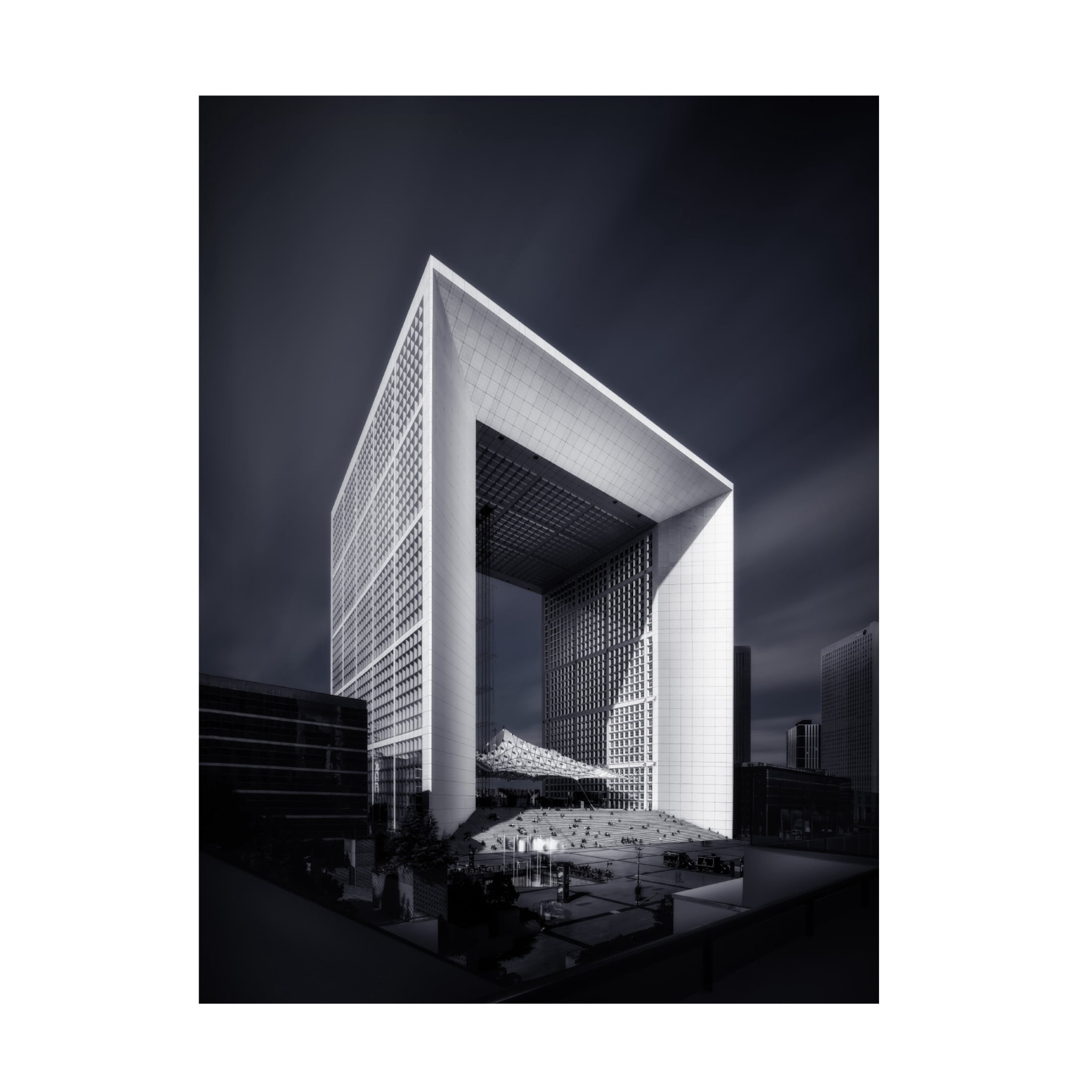 Trademark Fine Art Ute Scherhag La Grande Arche Ii Canvas Wall Art