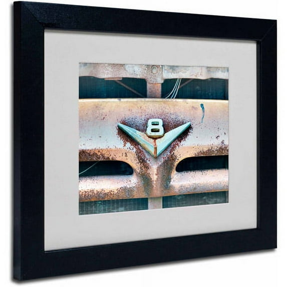 Trademark Fine Art "V8" by Yale Gurney, Black Frame