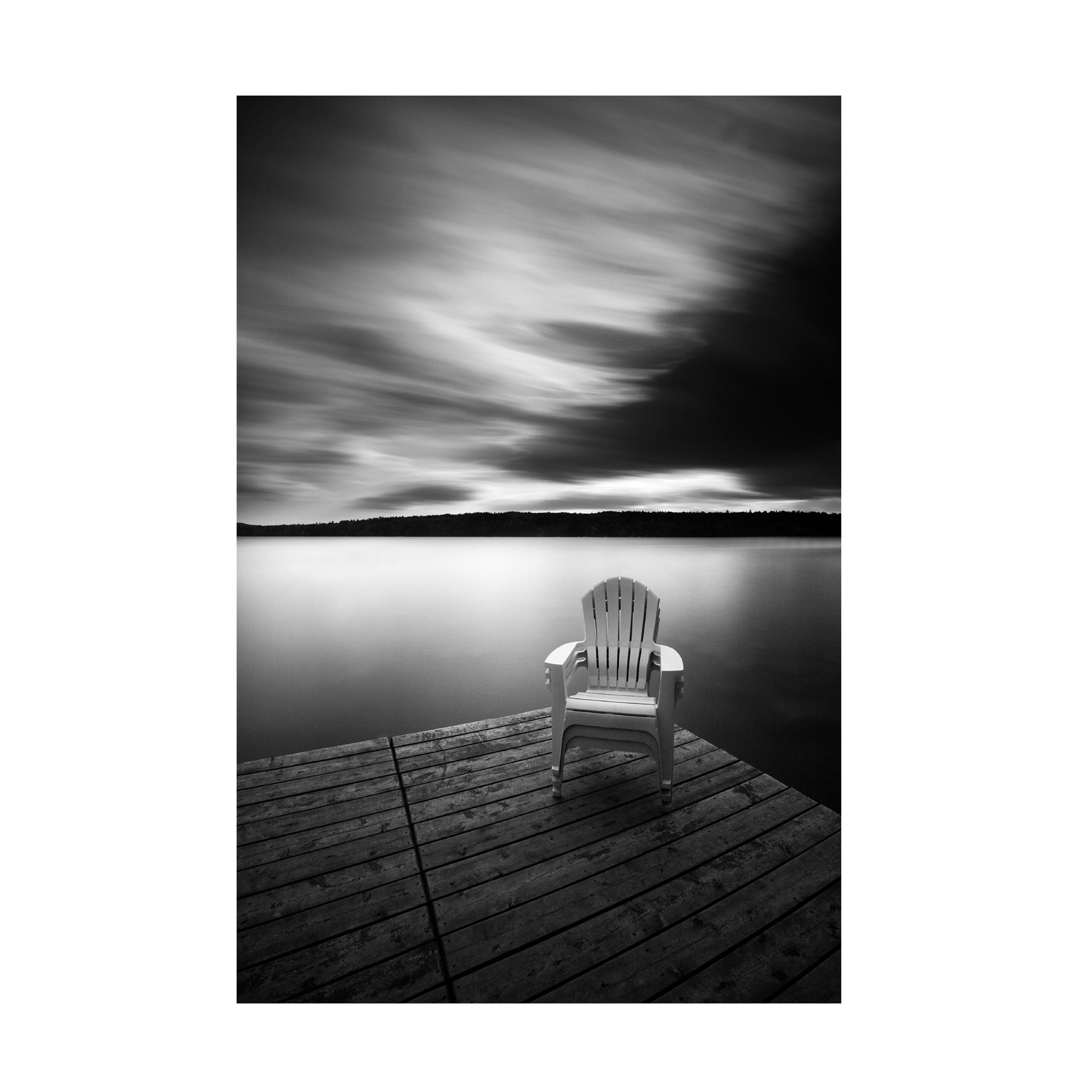 Trademark Fine Art 'Vacationland (Three Stacked Chairs)' Canvas Art by Geoffrey Ansel Agrons