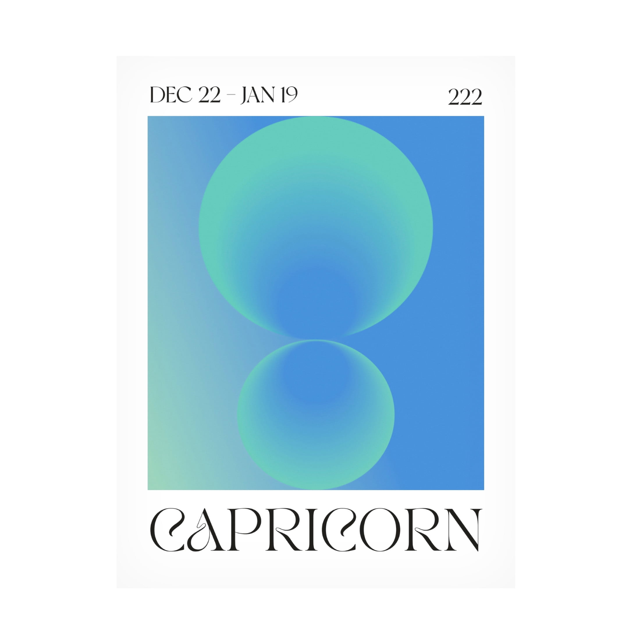 Trademark Fine Art Valeria Castillo Capricorn Canvas Wall Art