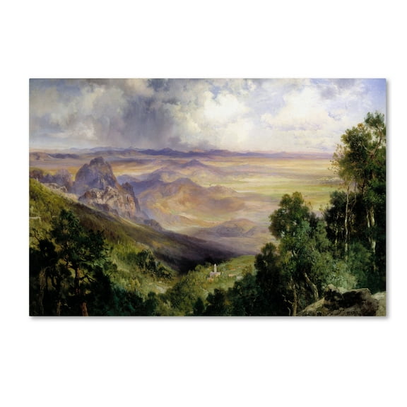 Trademark Fine Art 'Valley Of Cuernavaca' Canvas Art by Thomas Moran