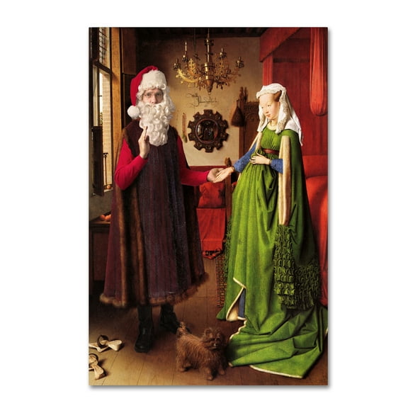 Trademark Fine Art 'Van Eyck-Arnolfini' Canvas Art by Ed Wheeler