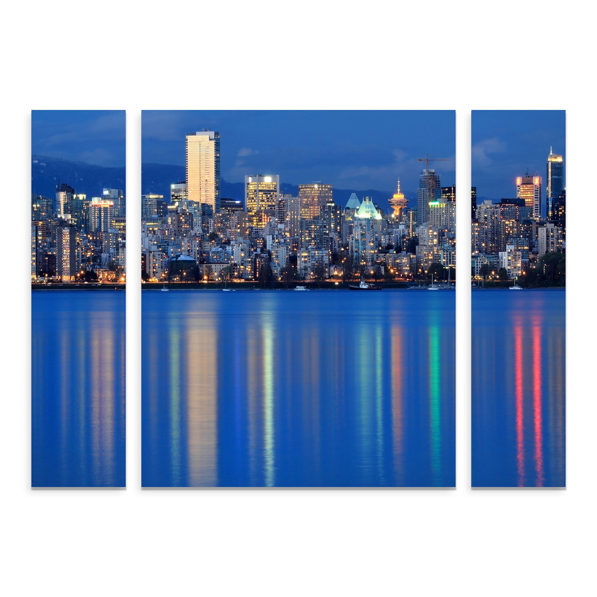 Trademark Fine Art 'Vancouver City' Multi-Panel Canvas Art Set by Pierre Leclerc