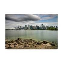 Trademark Fine Art 'Vancouver Modern City' Canvas Art by Pierre Leclerc