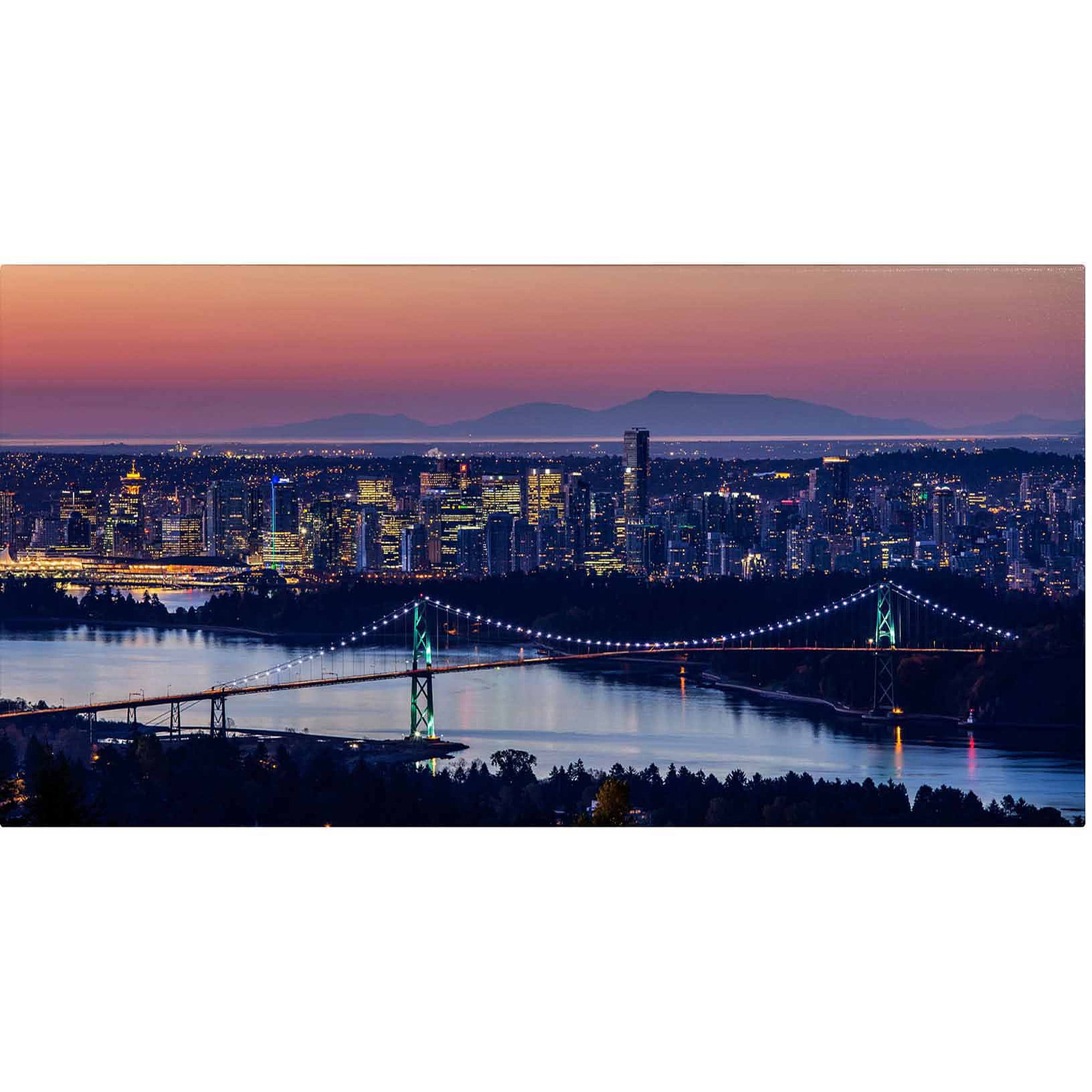 Trademark Fine Art "Vancouver Sunrise" Canvas Art by Pierre Leclerc