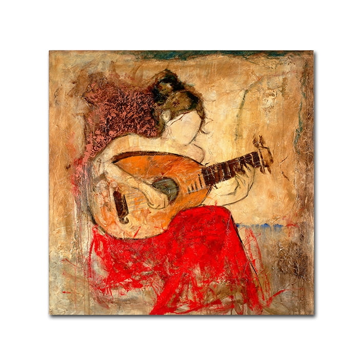 Trademark Fine Art "Vanessa" Canvas Art by Joarez